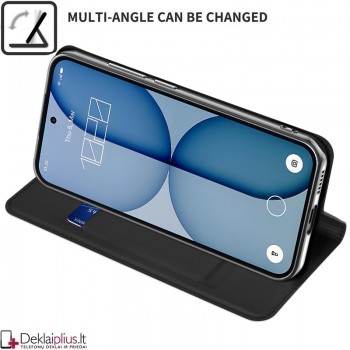 Dux Ducis Skin Pro dirbtinės odos dėklas - juodas (Nothing Phone 4A) Dux Ducis Skin Pro dirbtinės odos dėklas - juodas (Nothing Phone 4A)